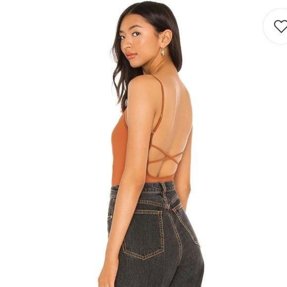 Free People Tops - Free People Strappy Basique Bodysuit